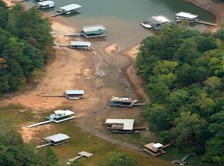 lake lanier water loss boats drought